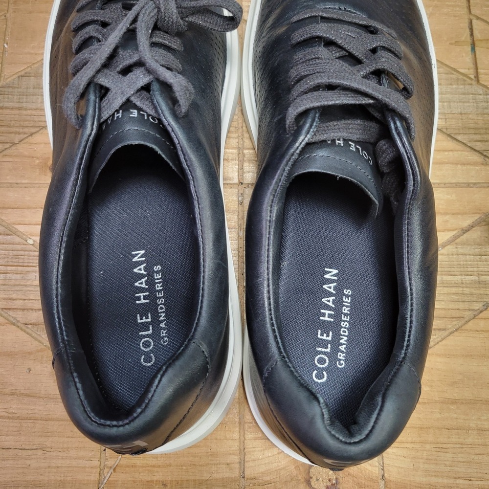 Cole Haan Grand Pro Rally Men's 12 Laser Cut Black C31219 Sneakers Shoes - Picture 10 of 14